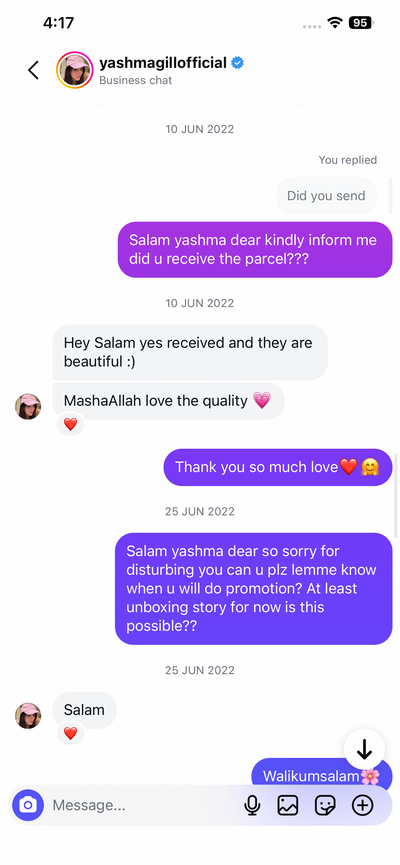 Customer review
